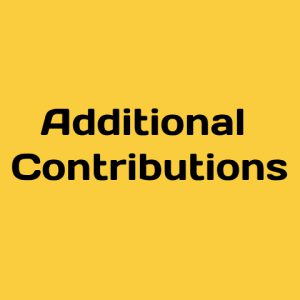 Additional Contributions